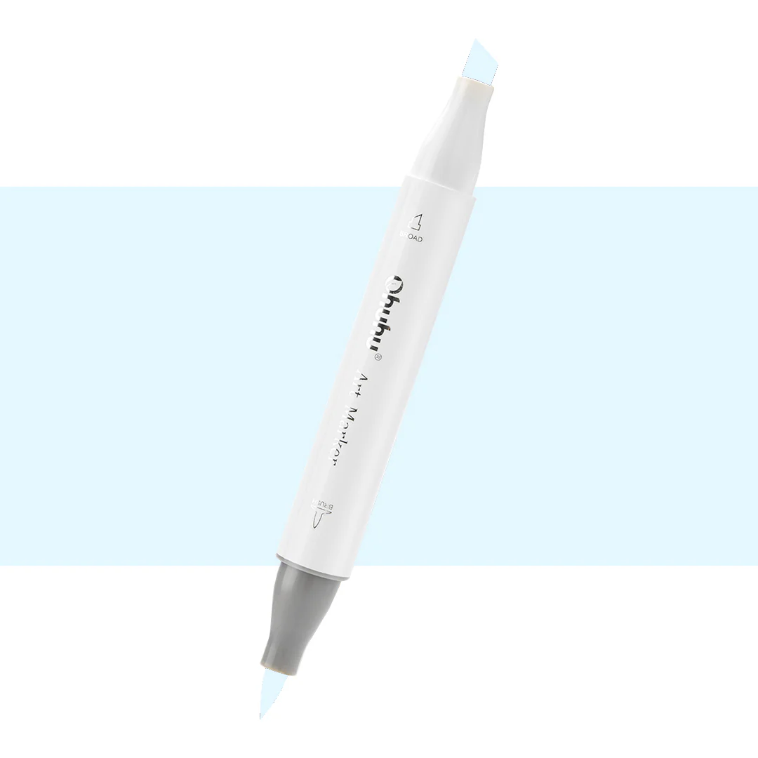 Ohuhu Honolulu B030 / B03 Individual Marker, Brush & Chisel