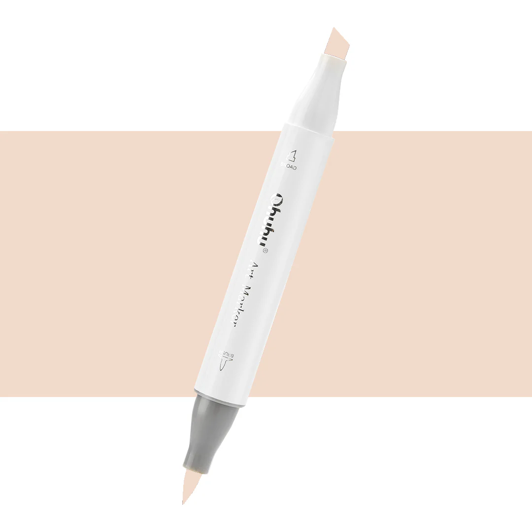 Ohuhu Honolulu E090 / YR06 Individual Marker, Brush & Chisel