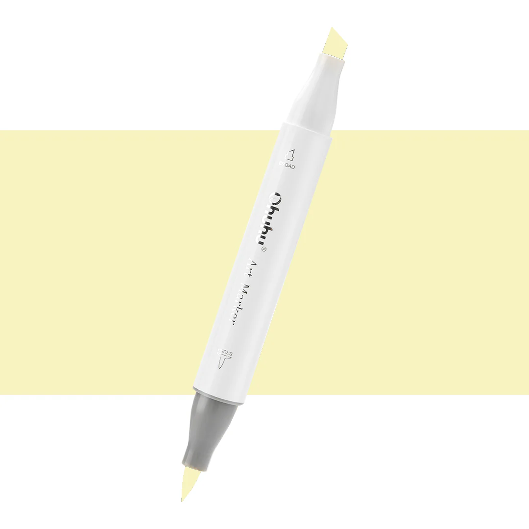 Ohuhu Honolulu Y121 / Y34 Individual Marker, Brush & Chisel