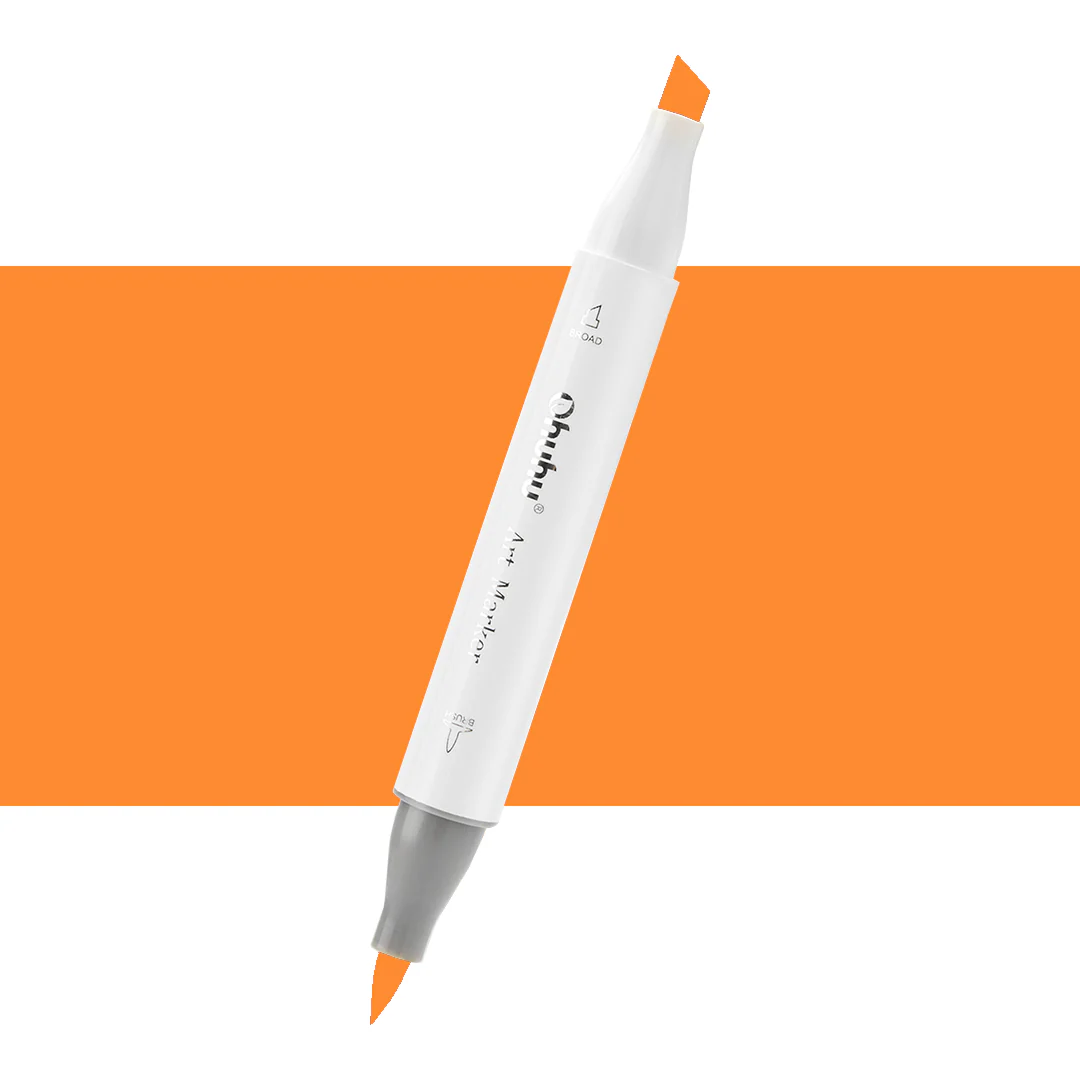 Ohuhu Honolulu Y10 / YR111 Individual Marker, Brush & Chisel