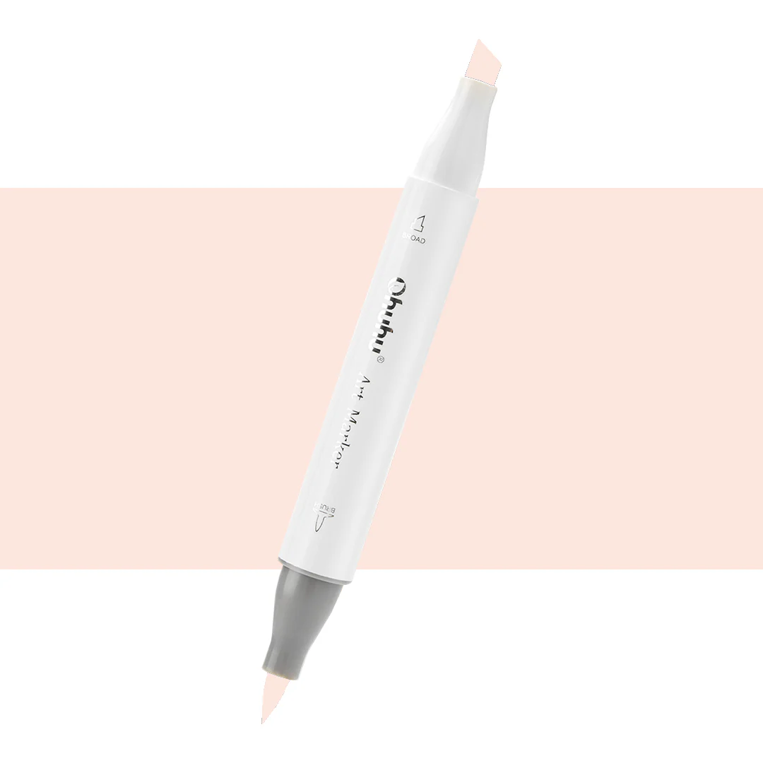 Ohuhu Honolulu YR220 / YR03 Individual Marker, Brush & Chisel