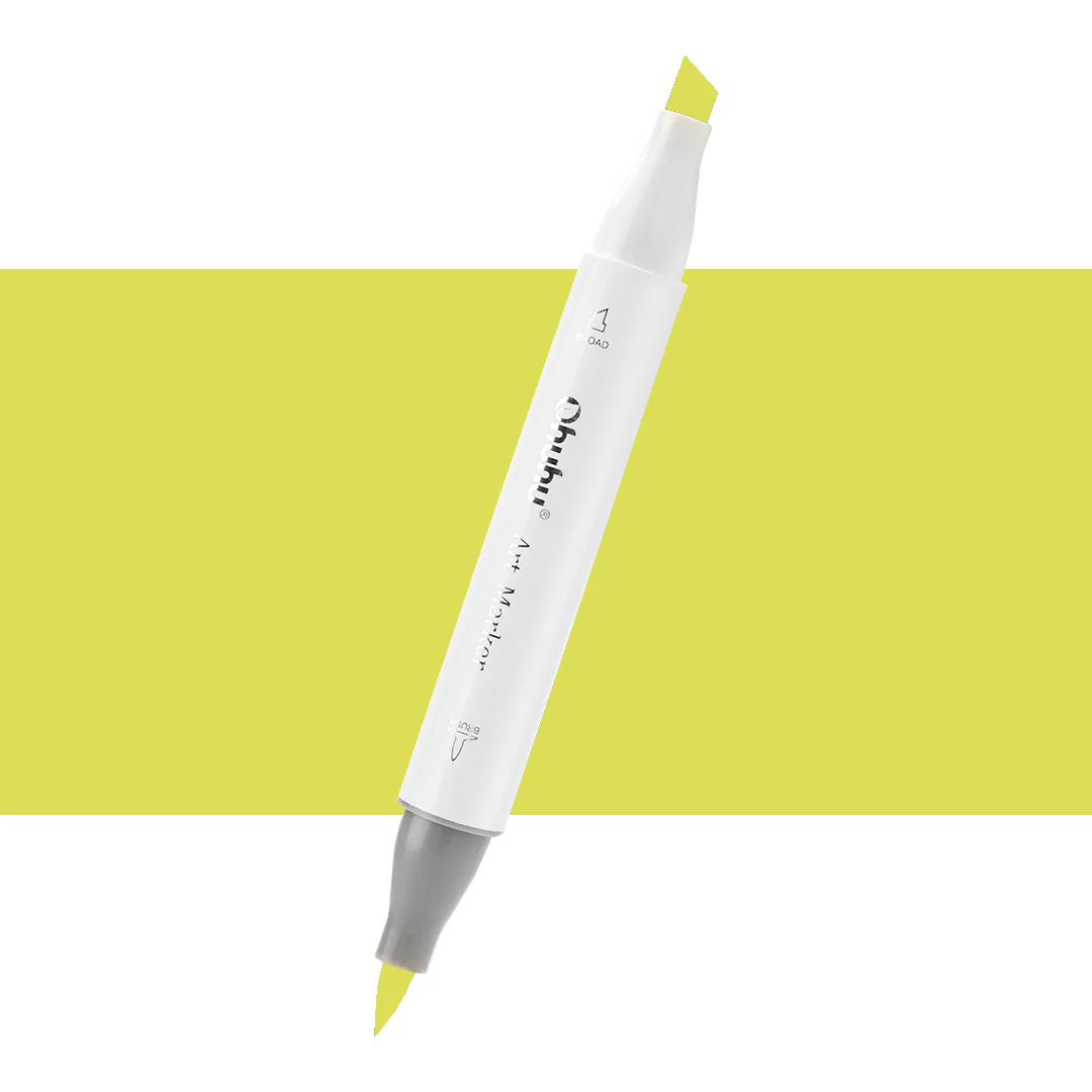 Ohuhu Honolulu Y080 / Y17 Individual Marker, Brush & Chisel