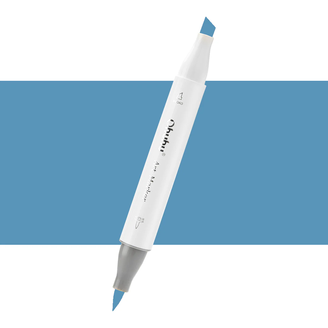 Ohuhu Honolulu B270 / BV414 Individual Marker, Brush & Chisel