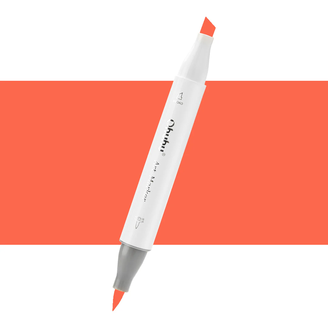Ohuhu Honolulu Y5 / R013 Individual Marker, Brush & Chisel