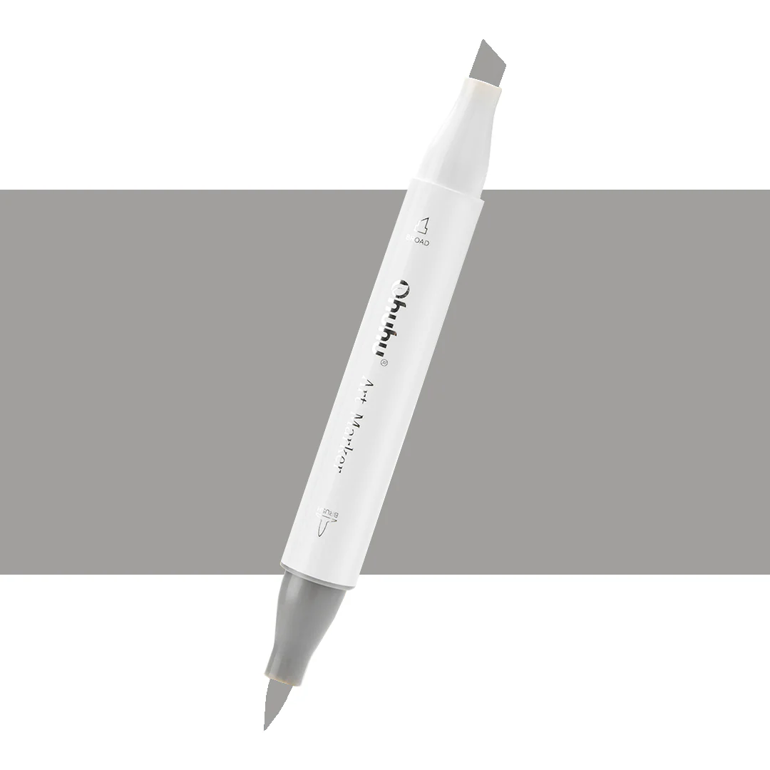 Ohuhu Honolulu WG070 / YGY17 Individual Marker, Brush & Chisel