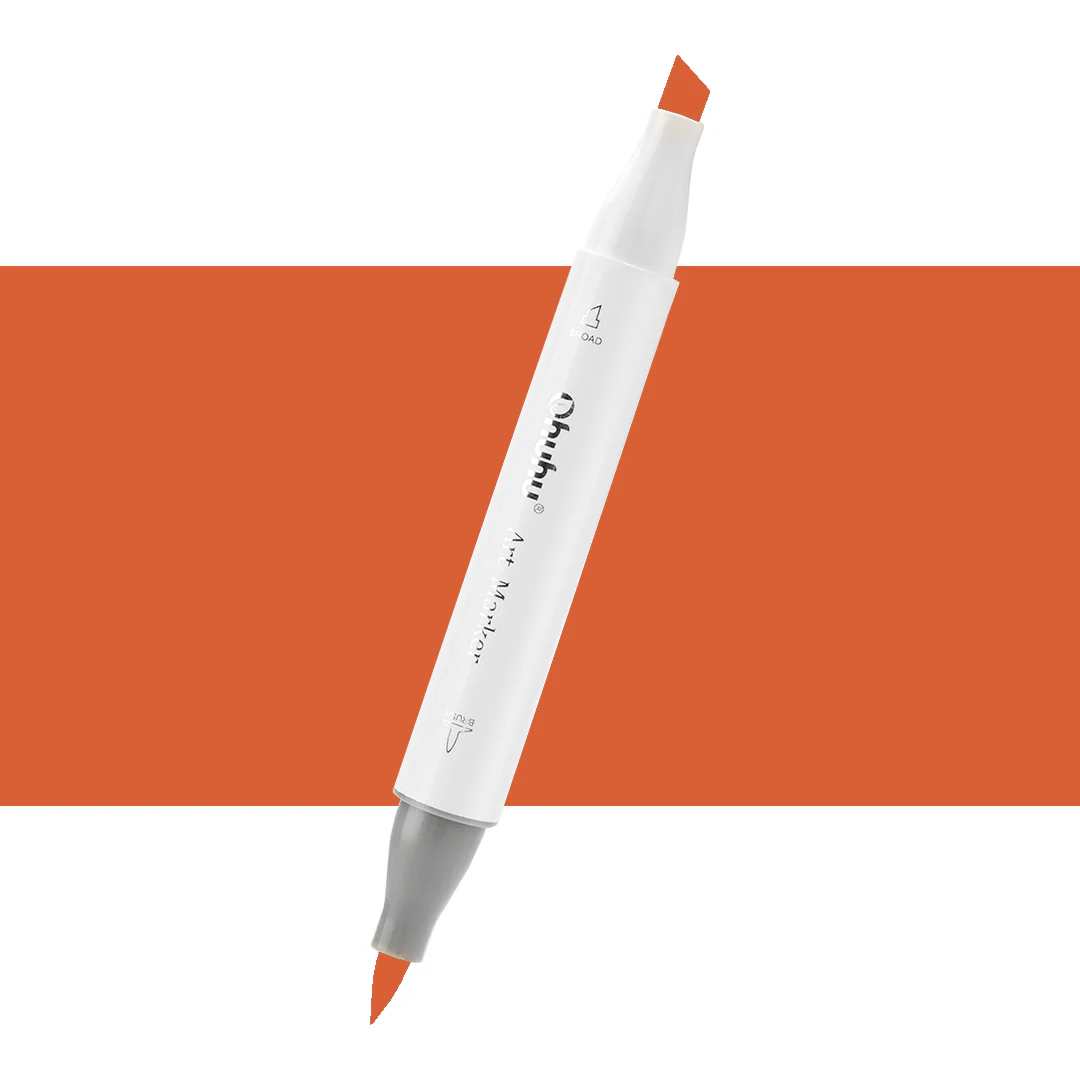 Ohuhu Honolulu YR172 / YR015 Individual Marker, Brush & Chisel