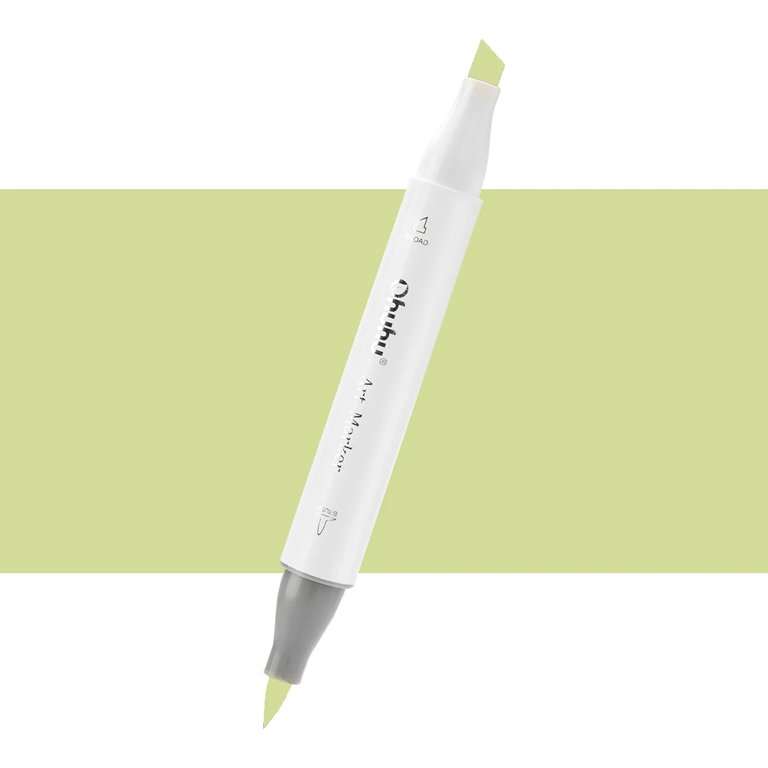 Ohuhu Honolulu G060 / YG111 Individual Marker, Brush & Chisel