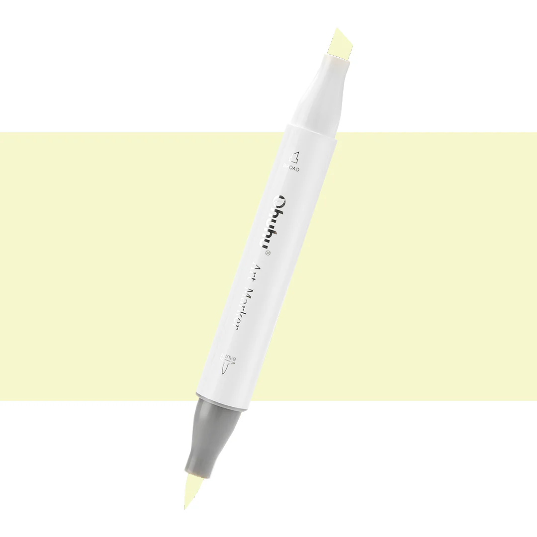 Ohuhu Honolulu G020 / Y14 Individual Marker, Brush & Chisel