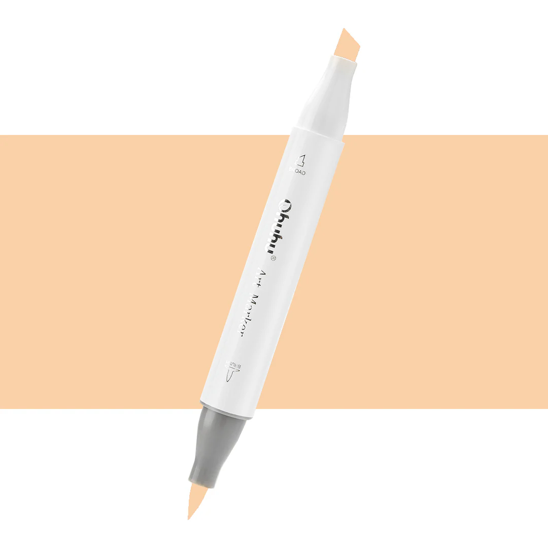 Ohuhu Honolulu YR250 / Y46 Individual Marker, Brush & Chisel