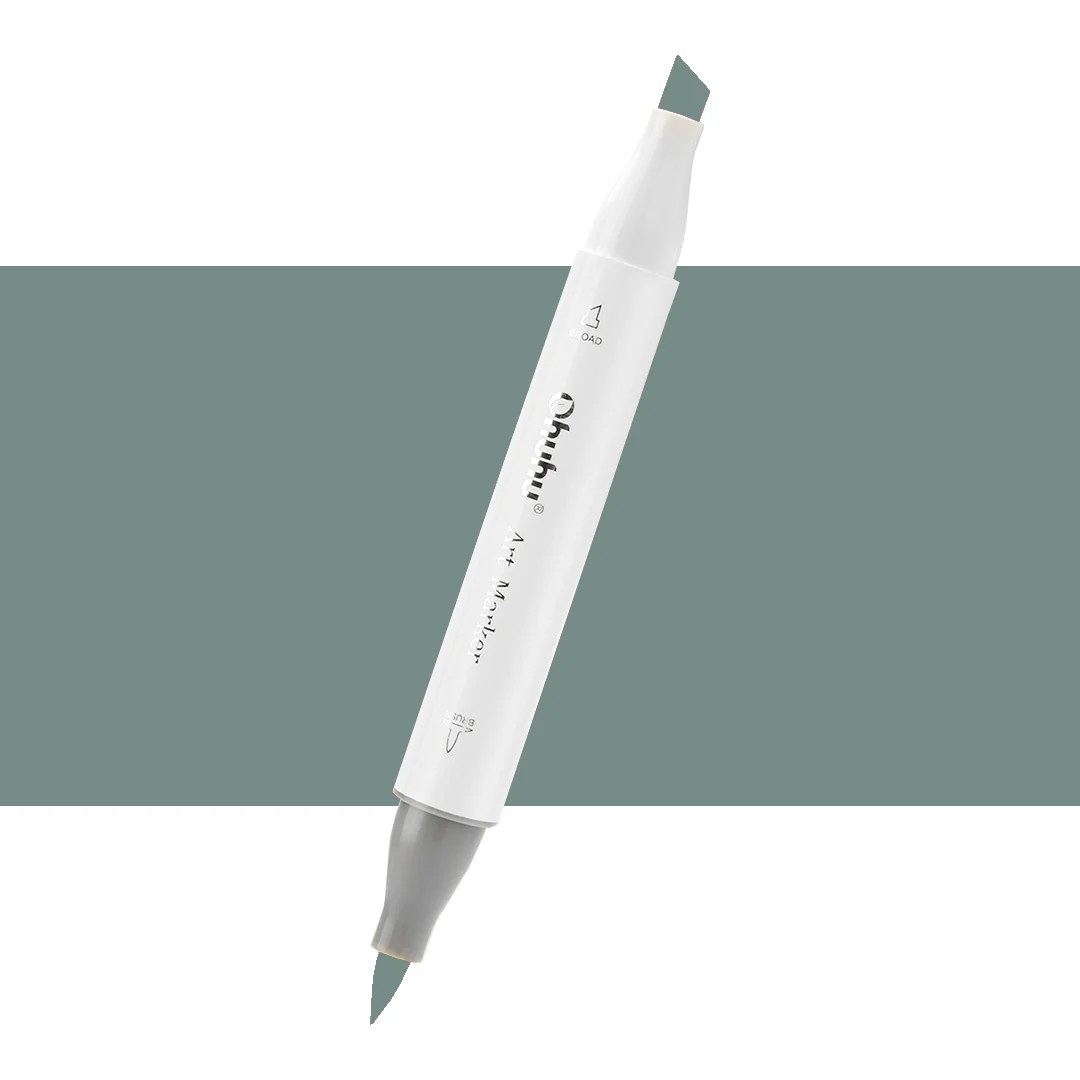Ohuhu Honolulu GG5 / BGY15 Individual Marker, Brush & Chisel