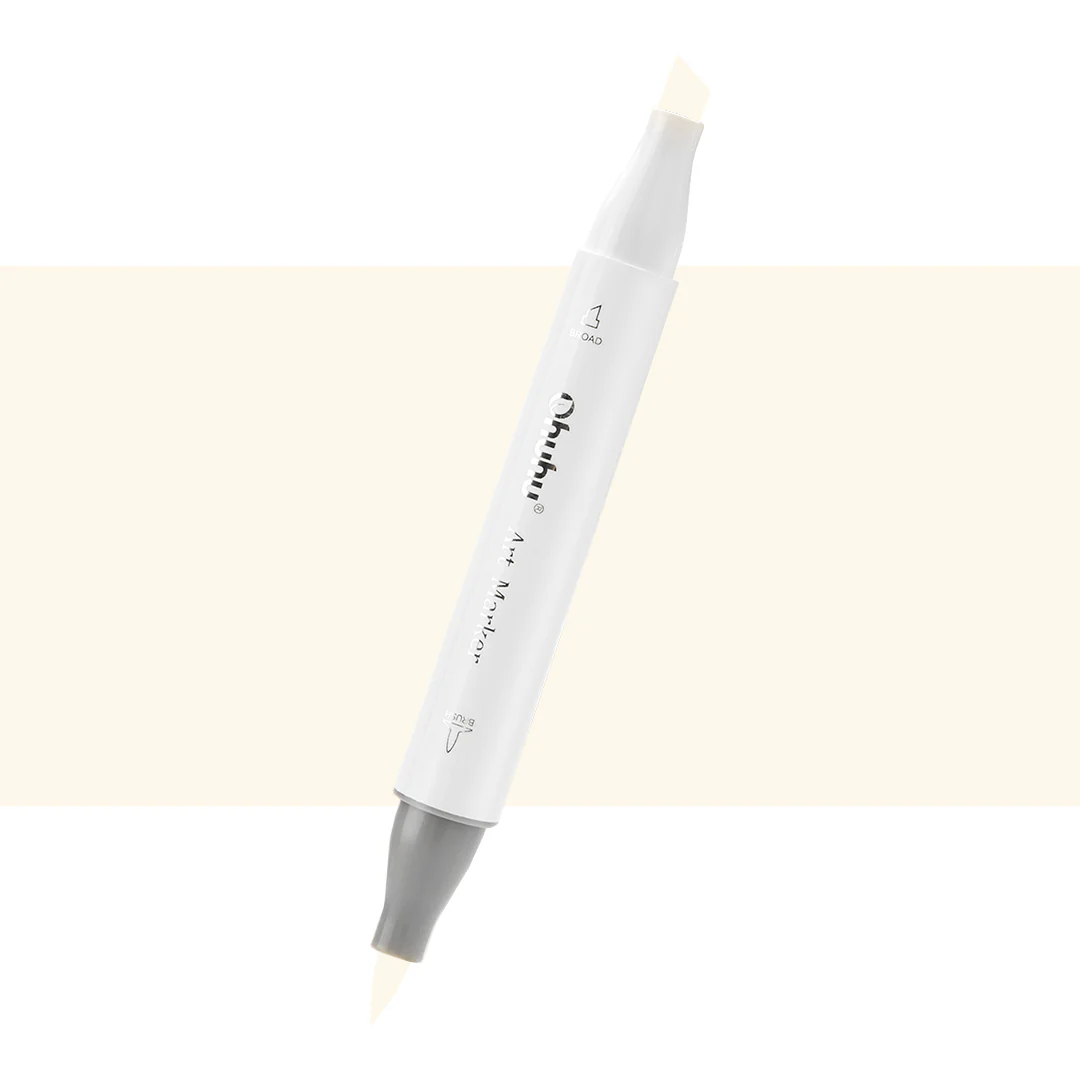 Ohuhu Honolulu YR212 / Y43 Individual Marker, Brush & Chisel