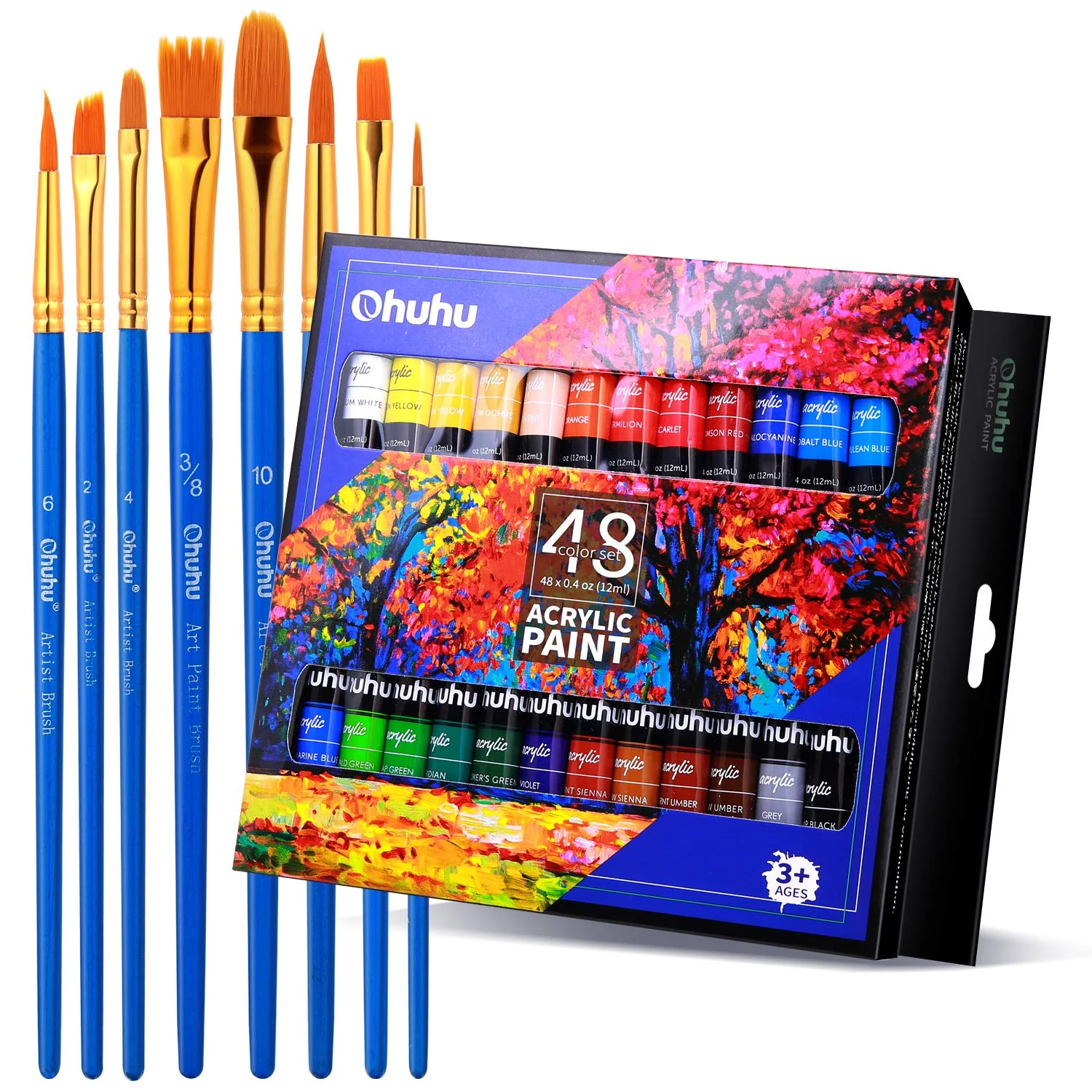 Ohuhu Acrylic Paints Tubes