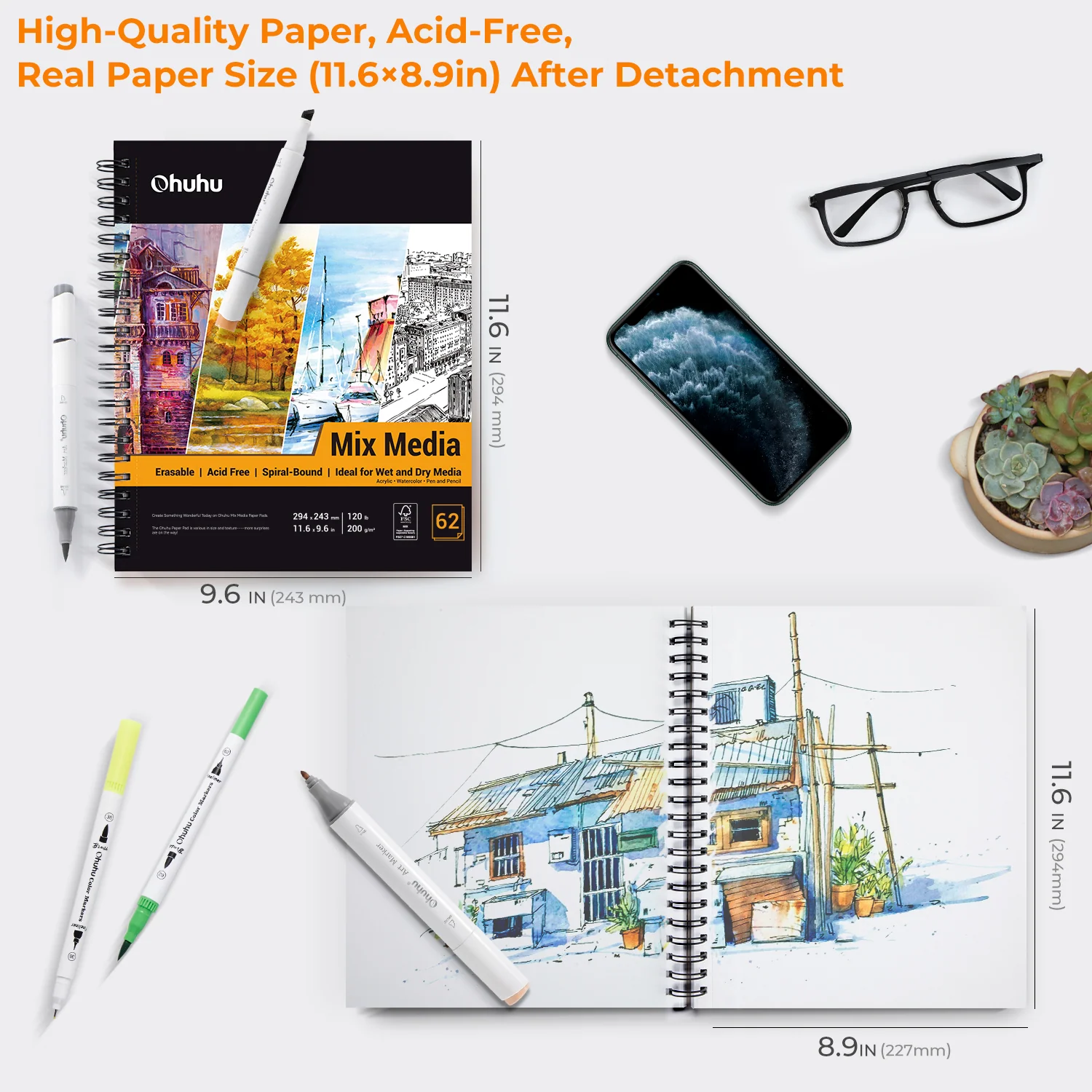 948-ohuhu-spiral-bound-mix-media-pad-for-multiple-techniques-1.webp